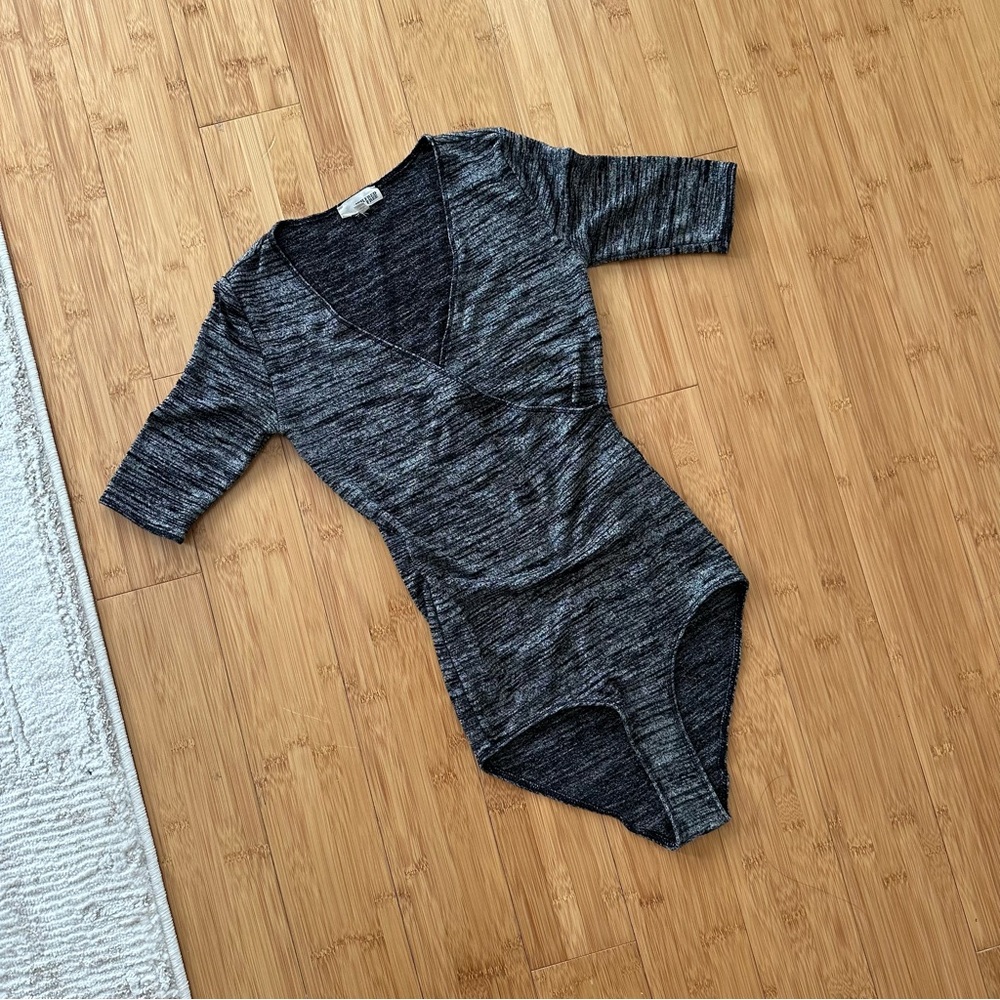 Aritzia Gray Bodysuit